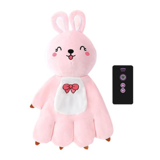 Baby-Patter für den Schlaf, Baby-Beruhigungskissen, elektrische Baby-Beruhigungspalme, Baby-Schlafpalme mit Fernbedienung Rabbit