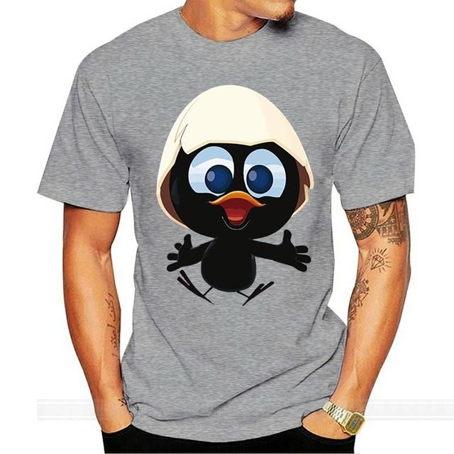 Sonnenlicht T-Shirt große Größe Männer Calimero Männer T-Shirt bemalt lustige T-Shirt Männer T-Shirt XXXL