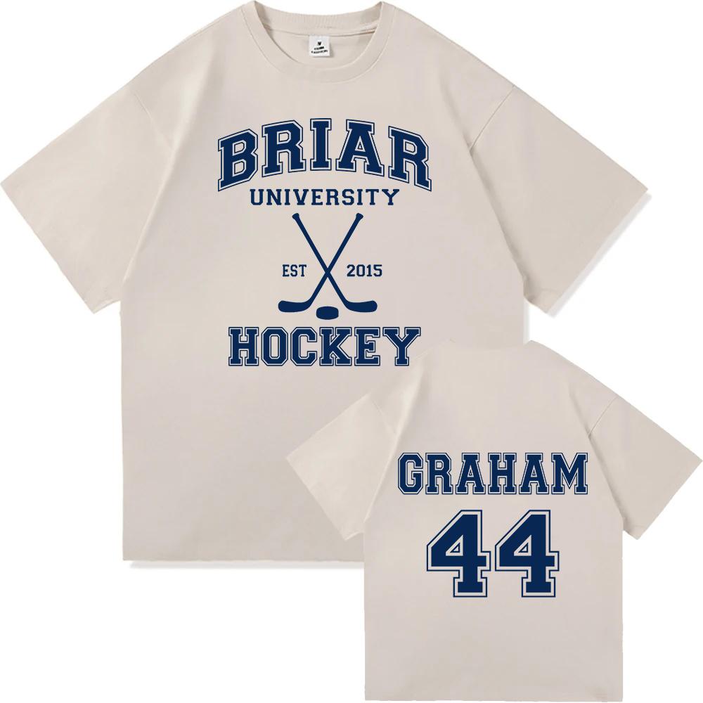 Graham 44 22 Design T-Shirts Off Campus TV-Serie T-Shirt Sommer Baumwolle Bequem Damen T-Shirts Locker Mode Rundhals Unisex T-Shirts L