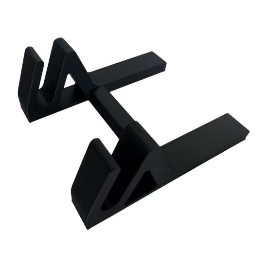 Skateboard Bodenständer 3D-gedruckt PLA Hochfester Skateboard-Ständer mit beidseitigem Schlitzdesign Stabile X-förmige Stütze Platzsparender Lagerständer 1pc schwarz