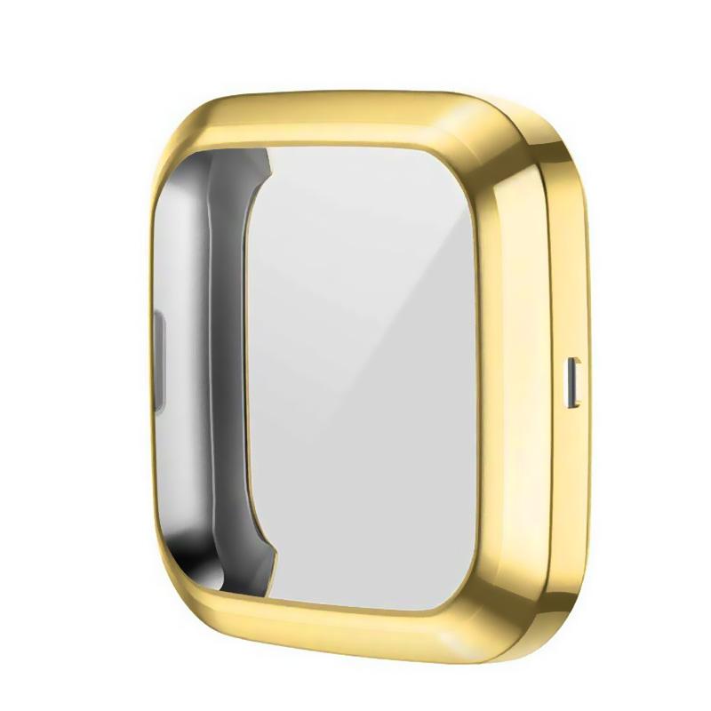 Mailänder Armband für Fitbit Versa 4 3 2 Lite Band mit TPU-Hülle Displayschutz Bumper für Metallarmband für fitbit Sense2 Uhr versa 4 or sense 2