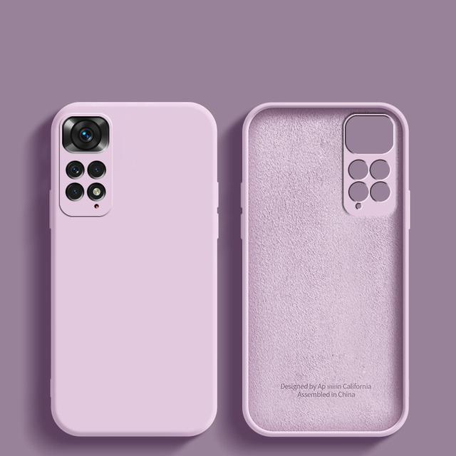 Luxus Original Flüssigsilikon Soft Cover für XiaoMi RedMi Note 11 Pro 5G 11s 10 Note 13 Pro 5G Redmi Note 12 Globale Telefonhülle RedMi Note 11 4G