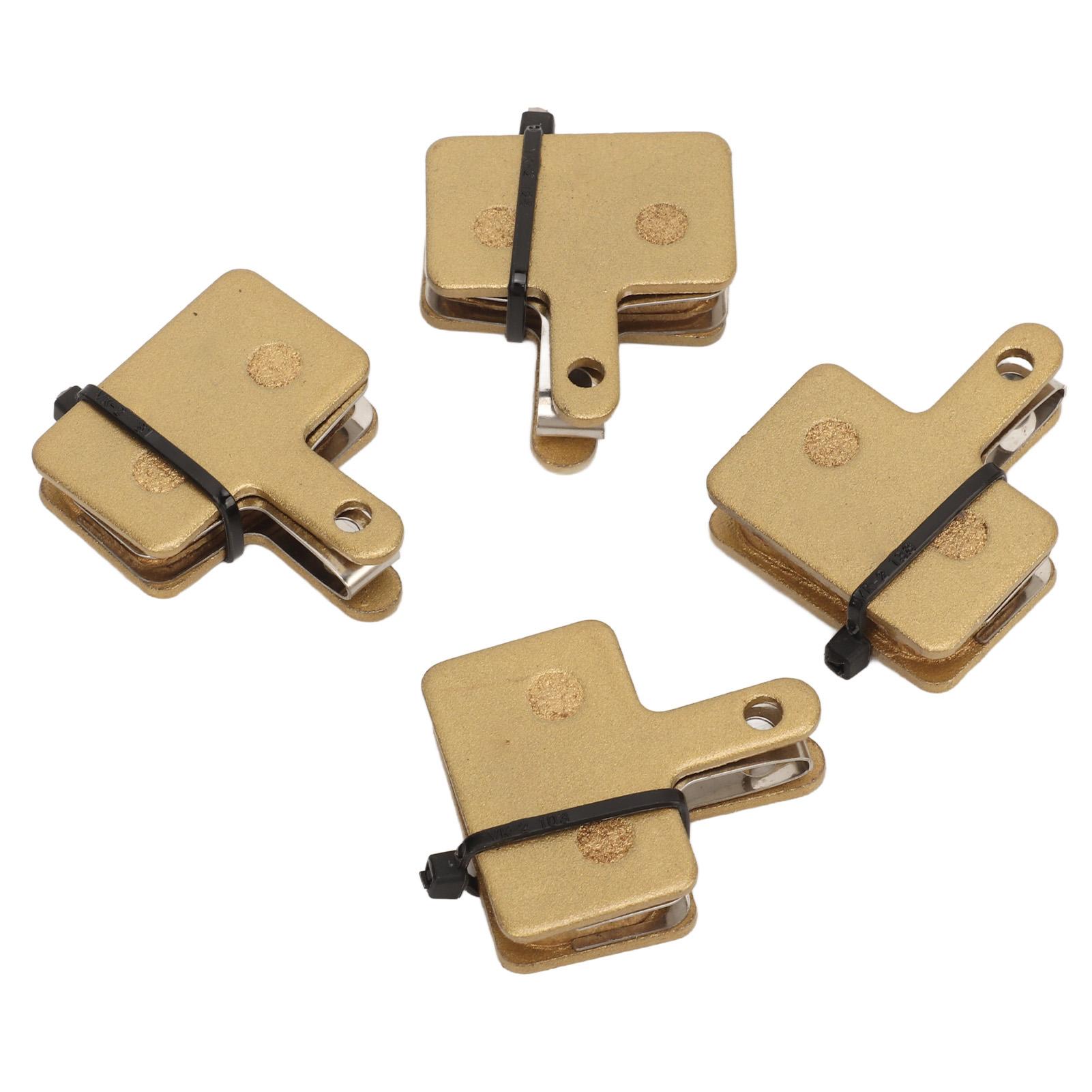 4 Paar Fahrradbremsbeläge mit Installationswerkzeugen Metall Zuverlässiges Bremsen Rollerbremsbeläge für