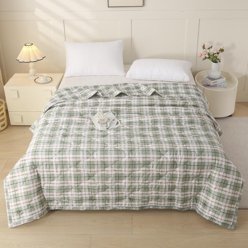 Sommer Kühle Baumwoll-Steppdecke - Perfekt für Klimaanlagen und Firmenjubiläumsgeschenke 100*150 - Summer Quilt Only