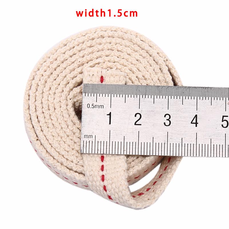 1M Kerosin Lampe Docht Geflochtene Baumwolle Docht Flache Baumwolle Öl Lampe Docht Für Öl Lampe 1.5cm