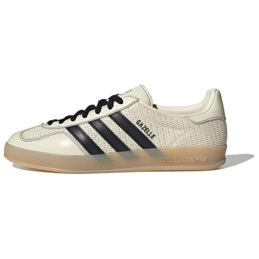 Adidas Originals Gazelle Indoor Bequeme Mode Langlebige Low-Top Sneakers Unisex Sneakers Weiß JQ7083 41⅓
