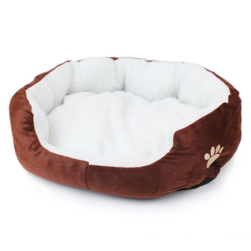 Haustierbett Haustier Hundebett Katzenhütte Warm Gemütlich für Hunde Hundebett Haus Zwinger Abnehmbare Waschbare Haustiere Hundehütte Haustiere Zubehör YSL 50*40CM kaffeebraun