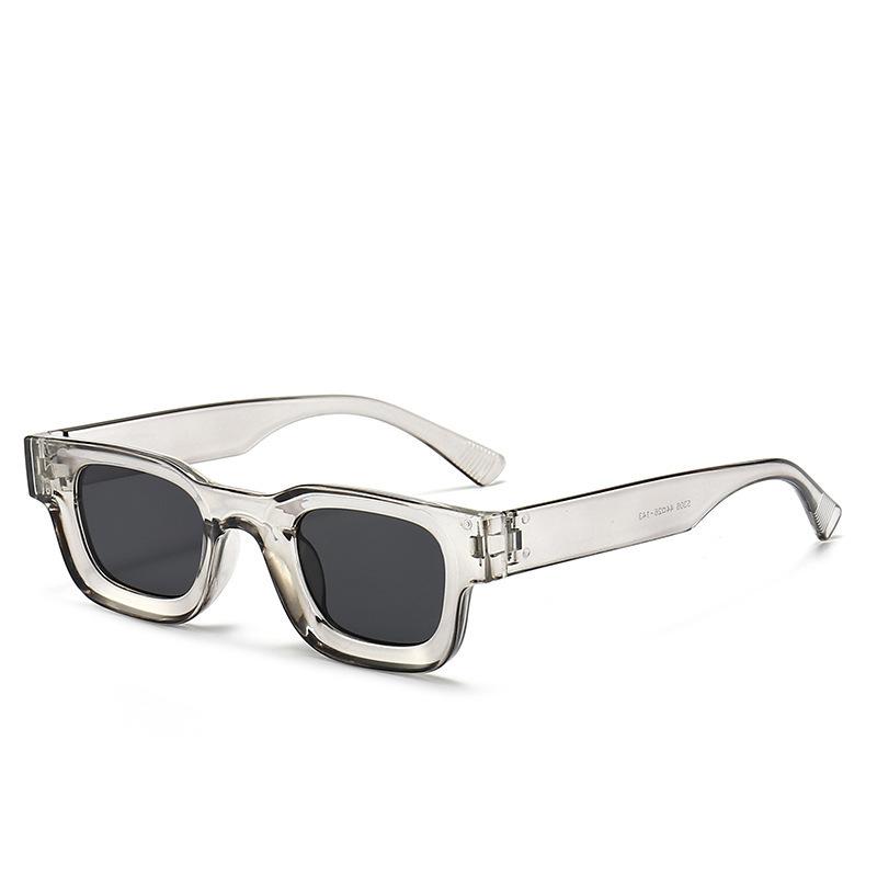 Kleine Rechteckige Sonnenbrille Damen Herren Vintage Marke Designer Quadratisch Luxus Sonnenbrille Shades Weiblich Konvex Konkav Sonnenbrille MULTI