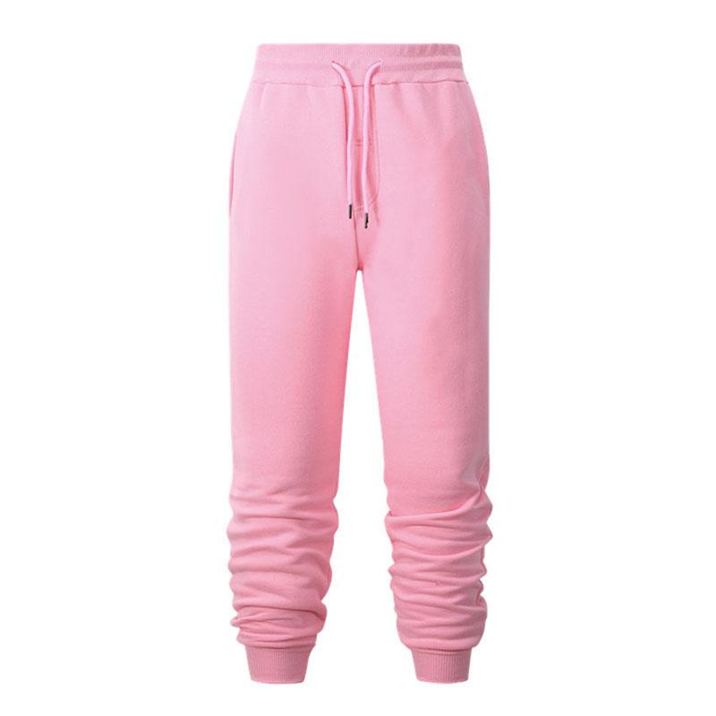 Herren Herbst und Winter Freizeithosen Sporthosen Herrenhosen Jogginghosen Hip Hop Straßenhosen 3XL rosa