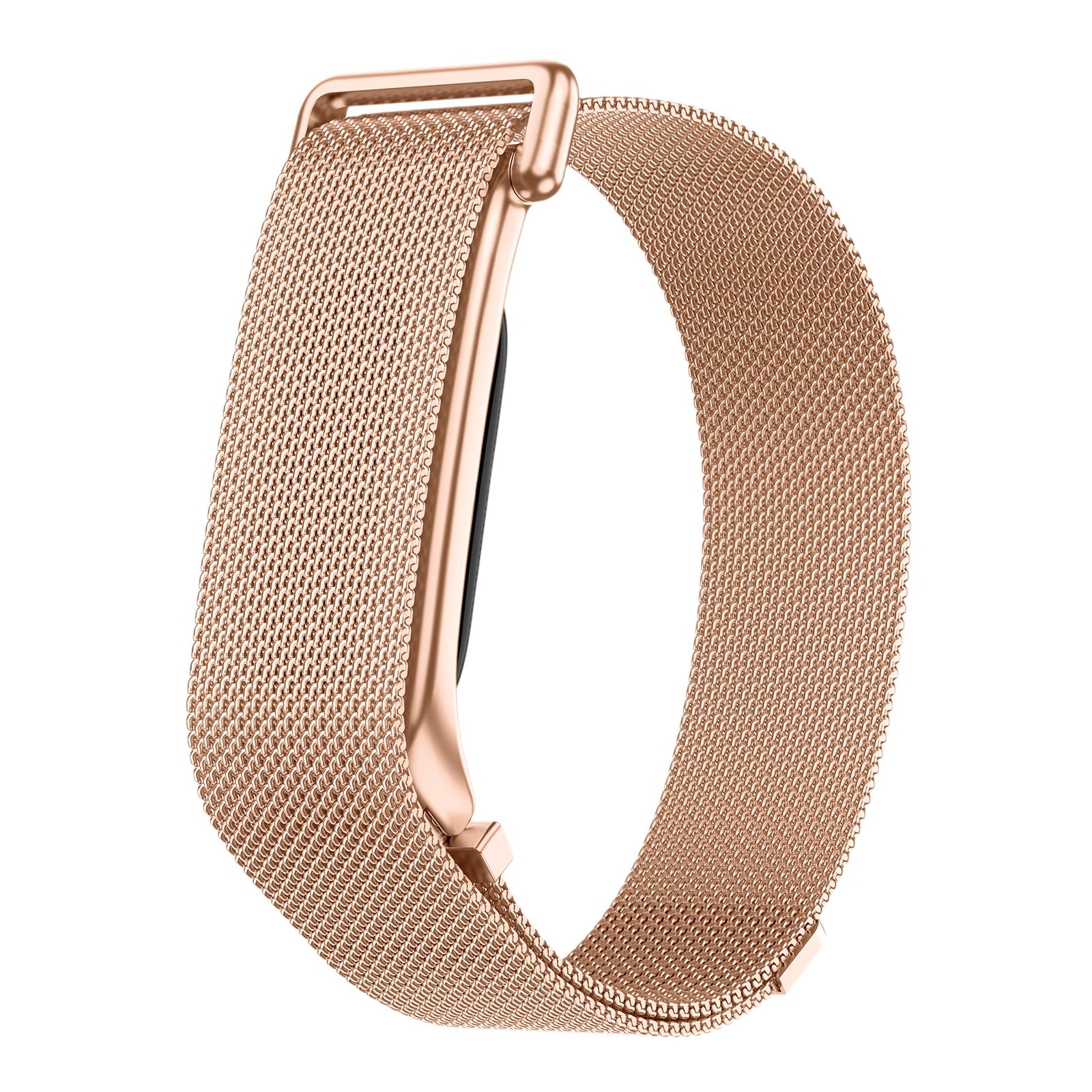 Für Google Fitbit Air Klettverschluss Armband Atmungsaktiv Schnellverschluss Armbänder Uhrenschlaufen Armband für Fitnessstudio Fitness champagner