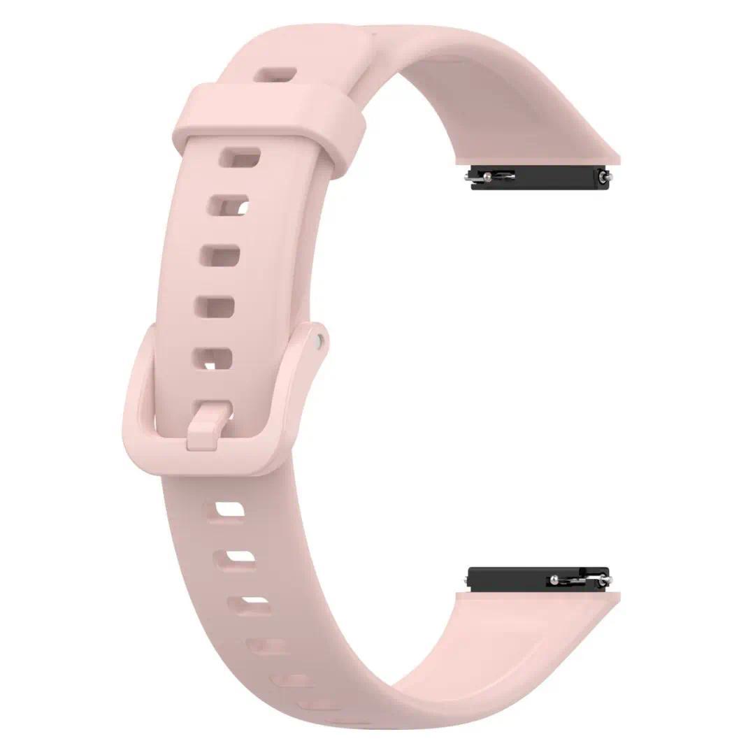 Silikon Armband für Huawei Band 7 Band7 Weich Wasserdicht Sport Smartwatch Armband Mode Armband rosa