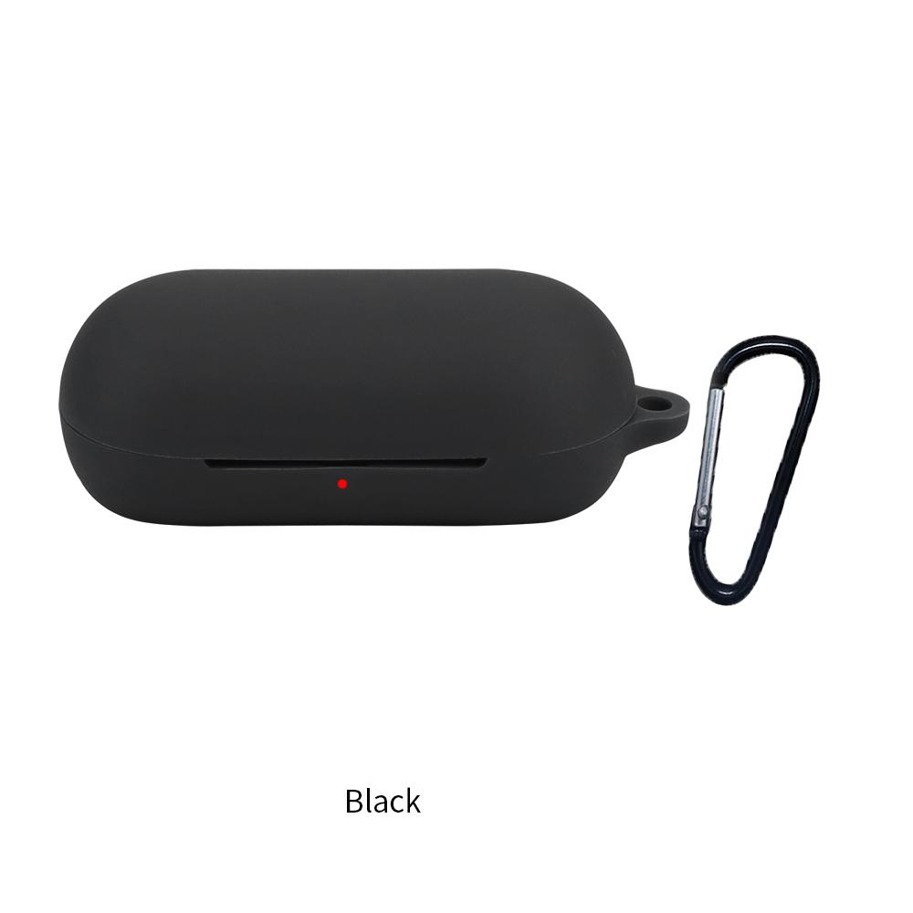 Für Sony WF-C700N Hülle Einfarbige Silikon-Bluetooth-Kopfhörerabdeckung für Sony WFC700N weiche, stoßfeste Hearphone-Zubehörbox for Sony WF-C700N schwarz