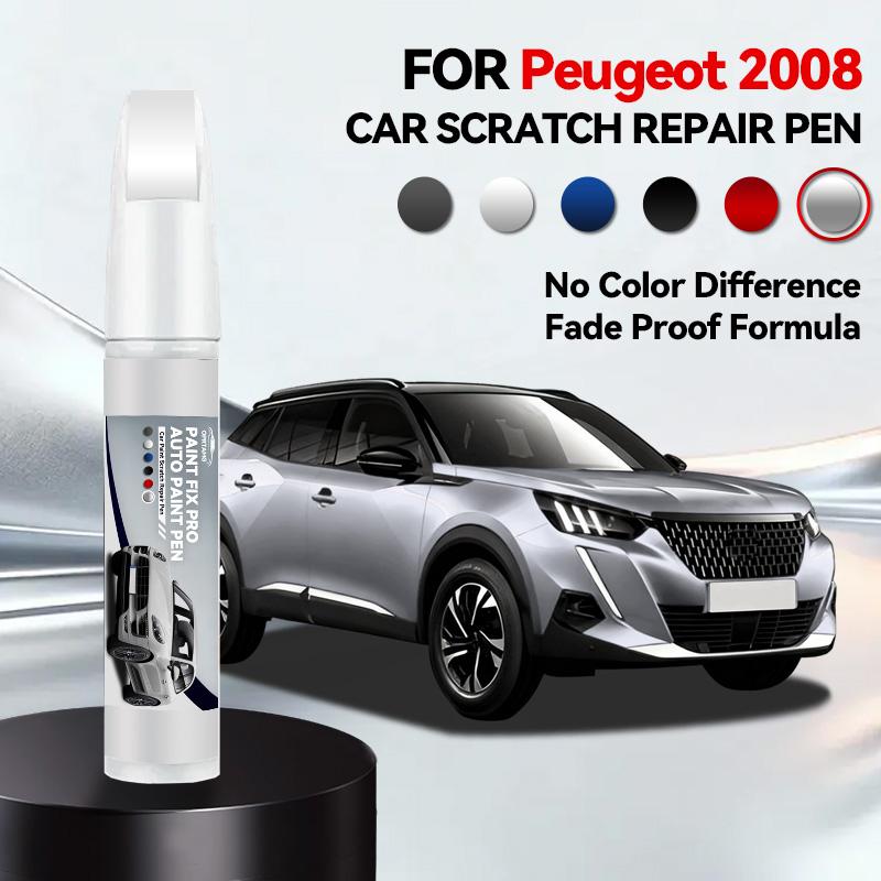 Für Peugeot 2008 2013-2025 P21 P54 Lackreparaturstift Lackstift Kratzerentferner DIY Autozubehör Schwarz Weiß Grau Blau Orange silber