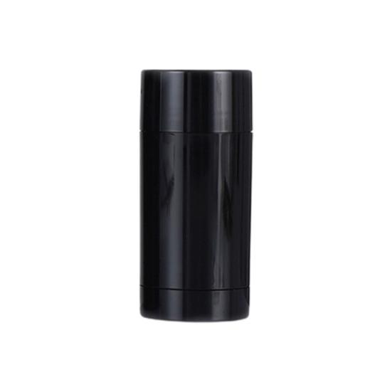Leere Stick-Röhre, praktische, stabile Basis, leichte leere Stick-Röhre, Twist-Up-Bodenfüllung, Deodorant-Rouge-Röhre, leere Stick-Röhre 15g schwarz