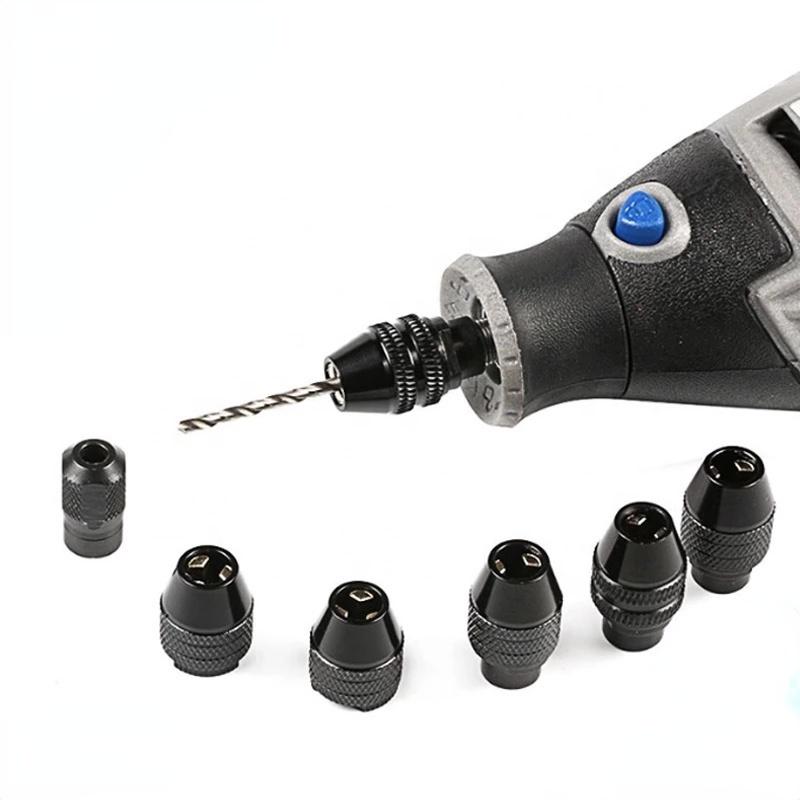 1 Stück/2 Stück/3 Stück M8/M7 Mini-Bohrfutter-Zubehör für Dremel-Drehwerkzeug und Mini-Schleifer, Bohrfutter, schnellerer Bit-Austausch, Dremel-Zubehör 1pc Kit1 &1pc Kit2 & 1pc Kit3