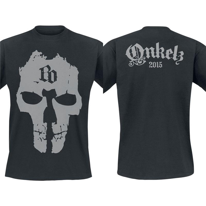 Deutsche Rockband Böhse Onkelz Hier Sind Die Onkelz Global Tour T-Shirt Street Hip Hop Oversized Y2k Lässig Baumwolle Herren Damen T-Shirts Tees Kleidung 4XL blau