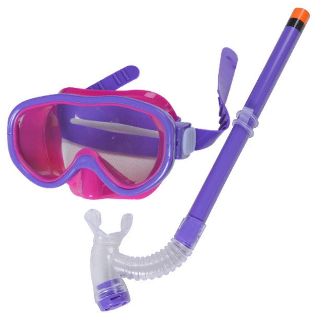 Wasserdichtes Kinder-Schnorchelset Brillen Kinder Surferbrillen Kinder Schnorchelbrillen Kinder/Kinder violett