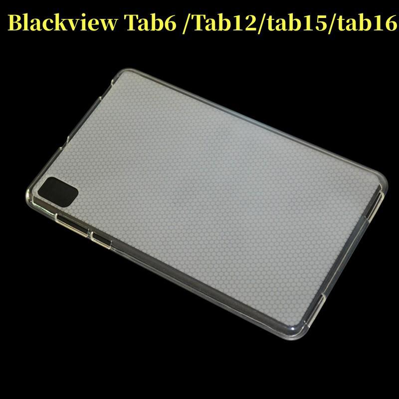 Blackview Tab6 Hülle: Transparent, Sturzsicher, Weiche Silikonhülle für Tab12/15/16 Tab 6