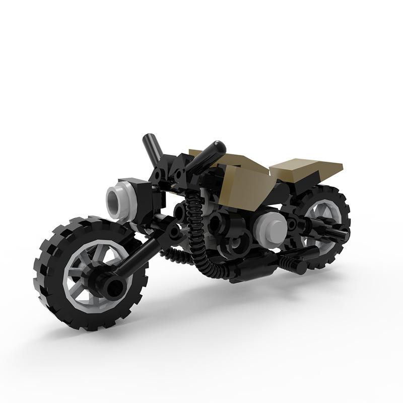 Stadtmotorrad für Superhelden Kreatives Motorrad MOC Bausteine Kits Spielzeug ideal Kinder Kinder Geschenke Spielzeug Bausteine