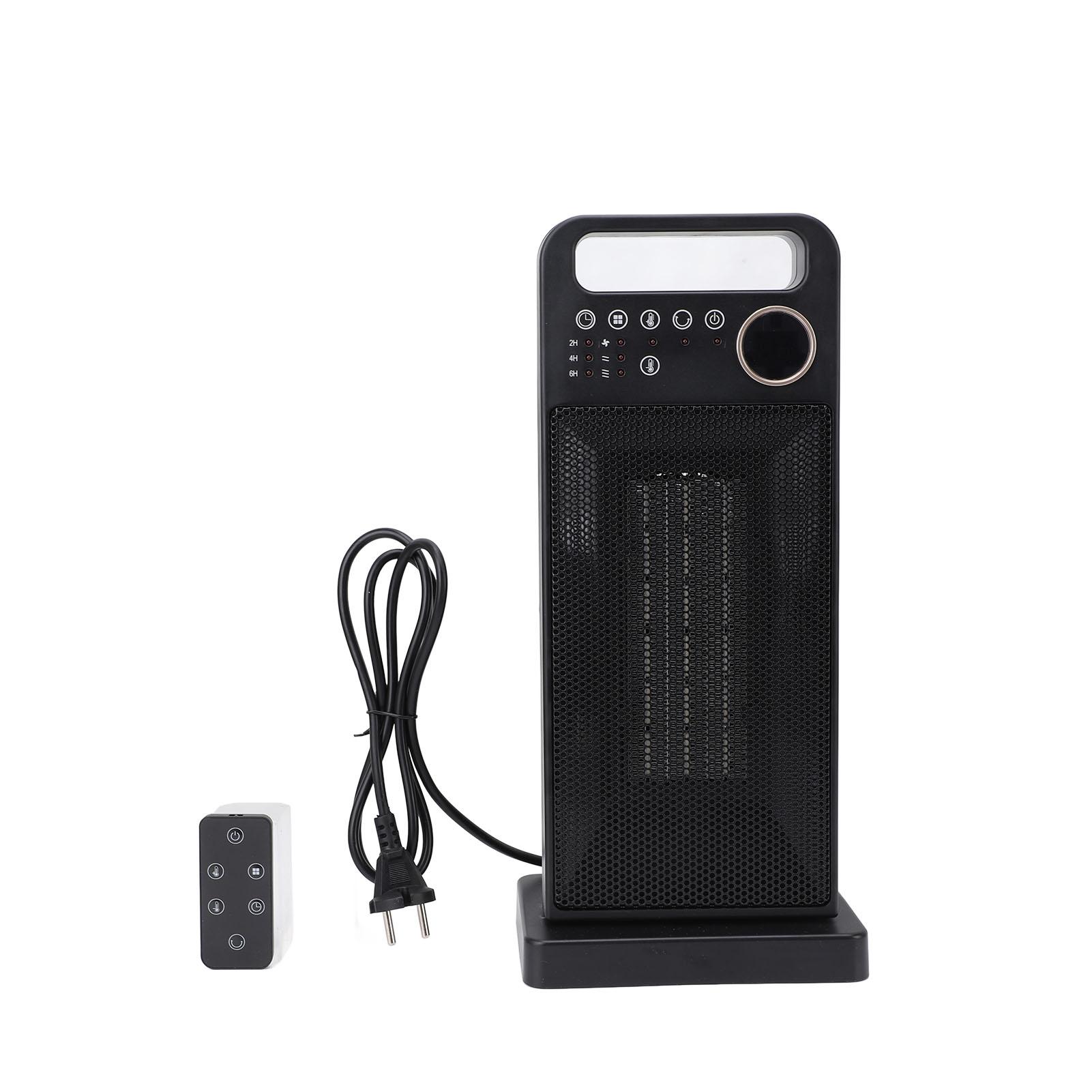 Oszillierende Raumheizung PTC Keramik Schnelle Heizung 3 Gänge Desktop Tragbare Elektrische Heizung UK Plug