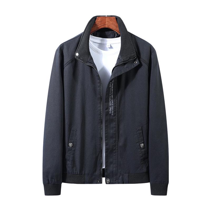 Herbst Neue Jacke Herren Teenager Lässige Mode Stehkragen Jacke Jacke Herrenbekleidung XXXXL