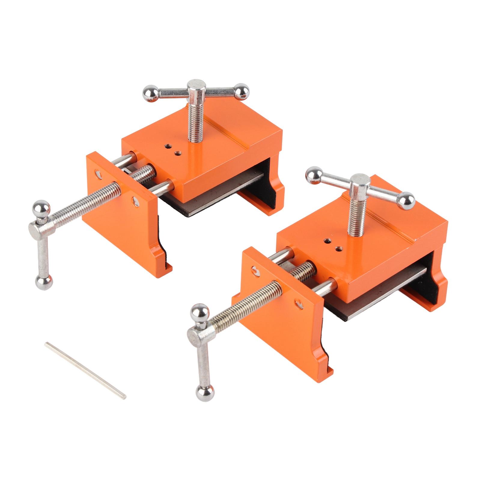 2 stücke Schrank Klaue Professionelle Metall Schrank Klammer mit Hex Wrench für Display Schrank Orange
