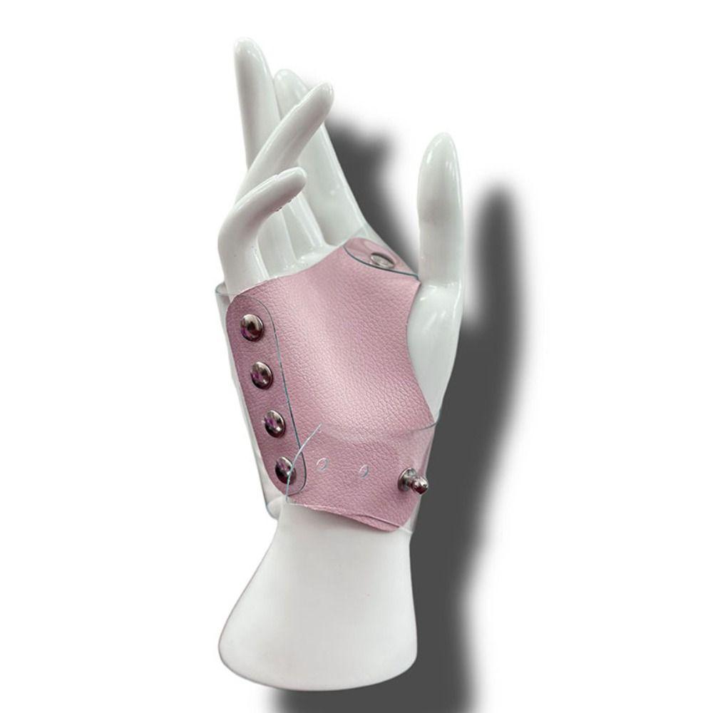 Funktionales Design Professionelle Make-up-Artist-Handschuhe PVC Make-up-Farbpalette Make-up-Werkzeuge rosa