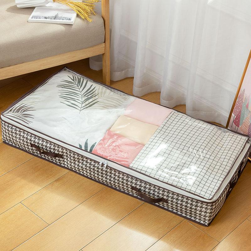 Aufbewahrungstasche unter dem Bett Schubladen-Typ Deckenaufbewahrungsbox Stoffkunst Kleidung unter dem Bett Quilt-Organizer Staubdicht Aufbewahrungsorganisator