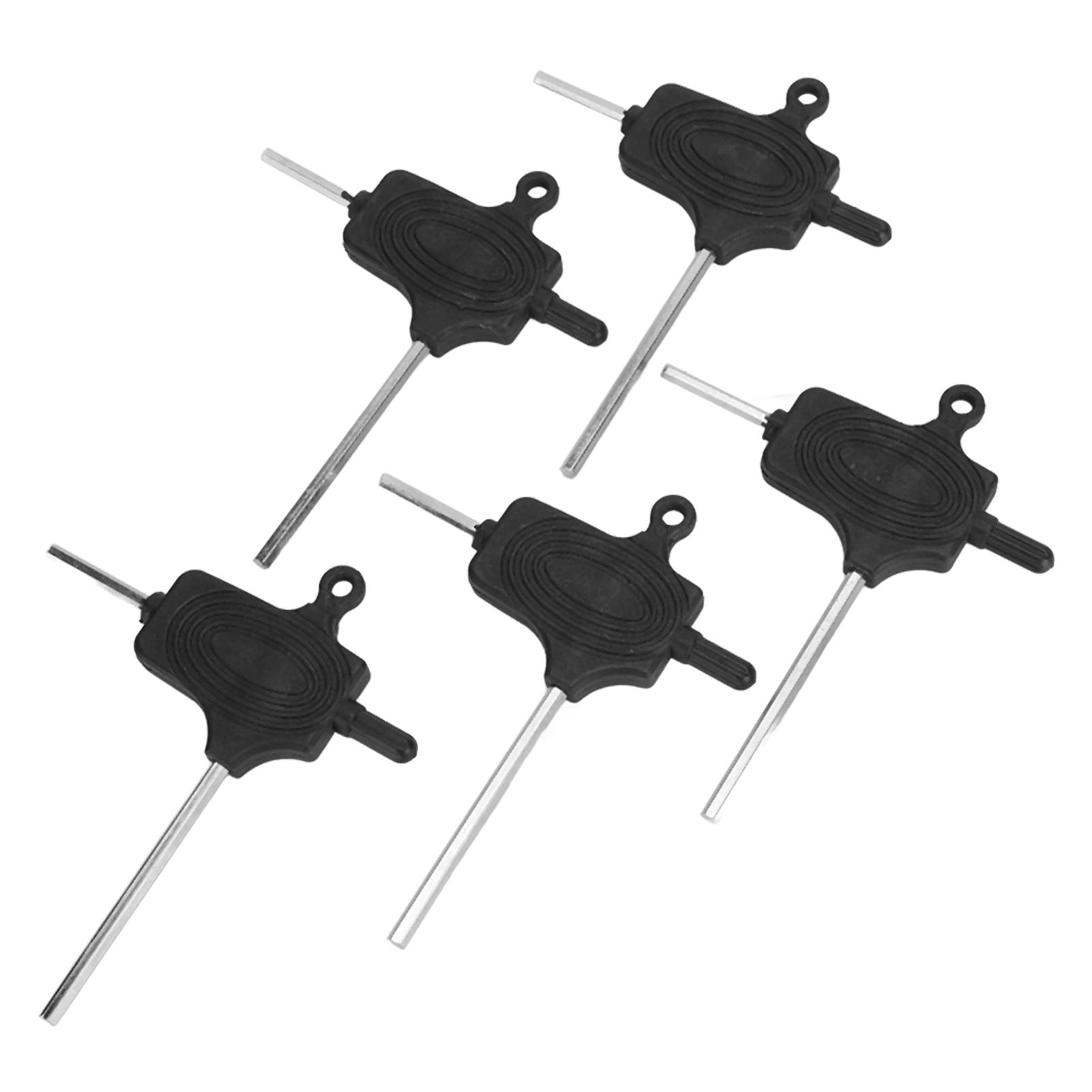 5 Stück Tattoo-Schlüssel Professionell Tragbar Tattoo-Sechskantschlüssel Tattoo-Maschine Einstellwerkzeug Zubehör