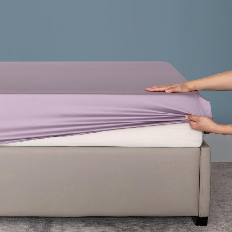 Hochwertiges Spannbettlaken Bambus-Matratzenbezug mit Gummizug Doppel- King- Queen-Size-Bettlaken 90/120/200 Spannbettlaken 90x190x30cm