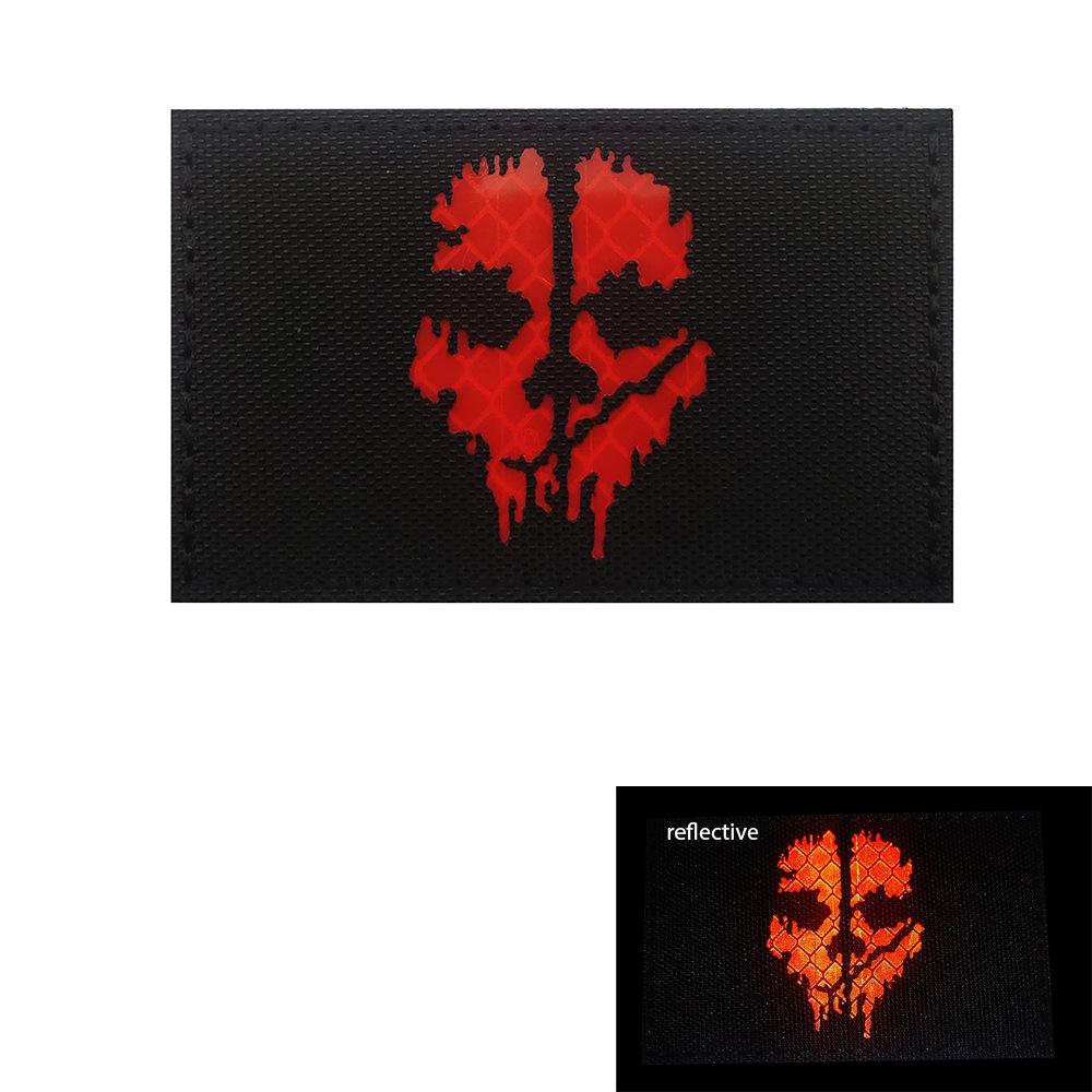 Call of Duty Ghosts Klettpatches mit Stickerei