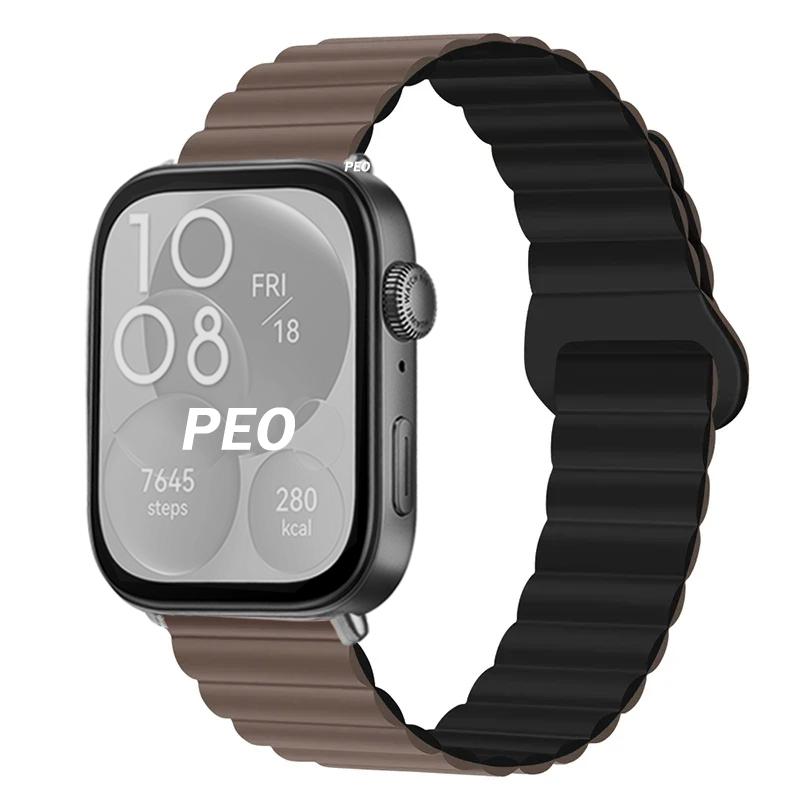 Magnetisches Silikonarmband für Huawei Watch Fit 3 Armband Armband auf Huawei Watch Fit2 Zubehör Redplacement Gürtel Armbandbänder For Huawei Fit 3