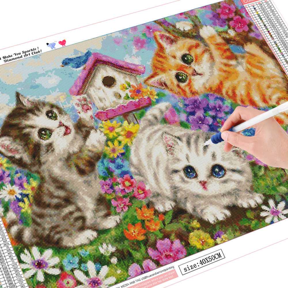 Diamant-Malerei, Cartoon-Motiv, rund, Diamant-Stickerei, Verkauf, 5D-Bild, Strass-Diamant 20X30