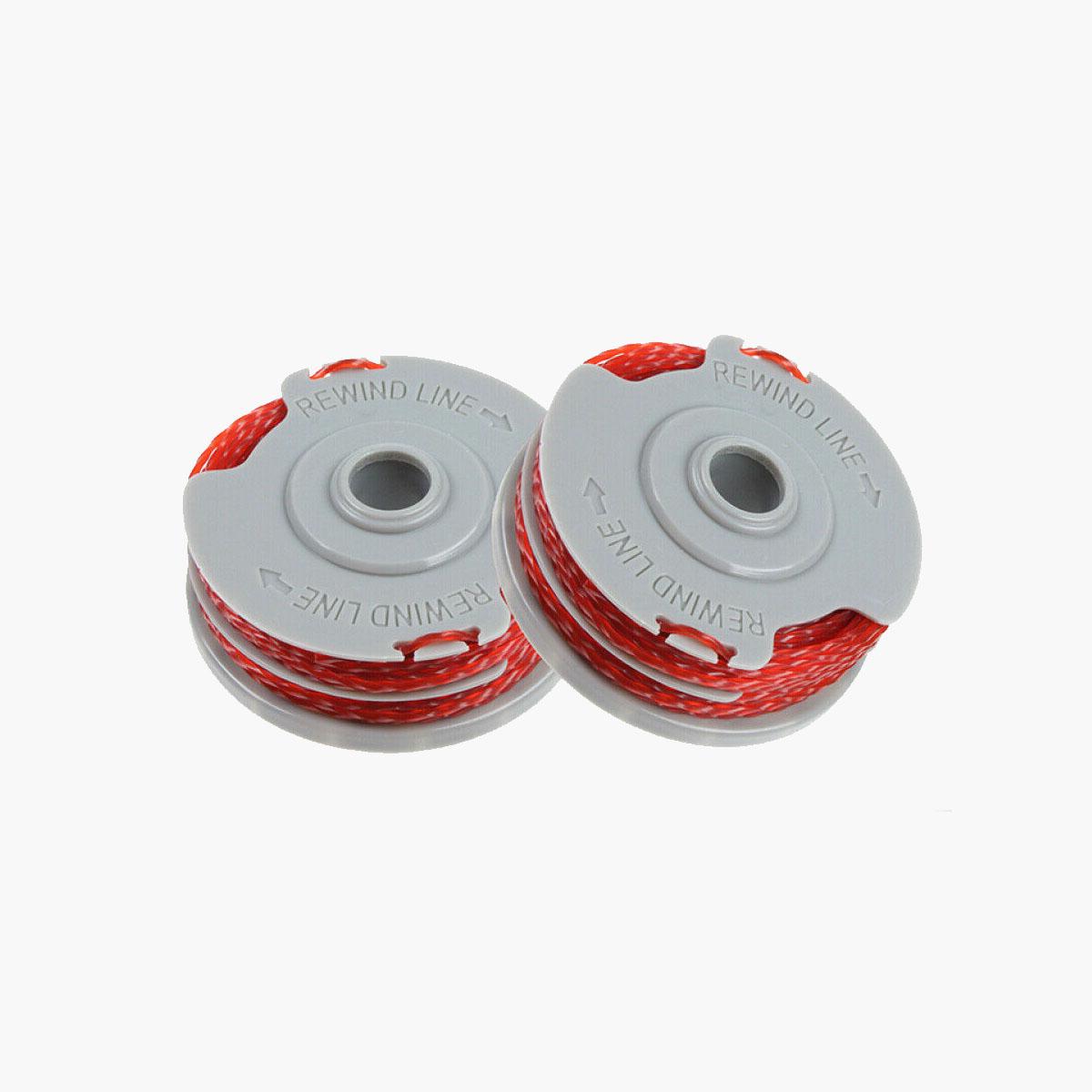2 x Doppel Autofeed Spule & Linie + Spule Kappe Abdeckung Für Flymo Strimmer Trimmer 2pcs spool