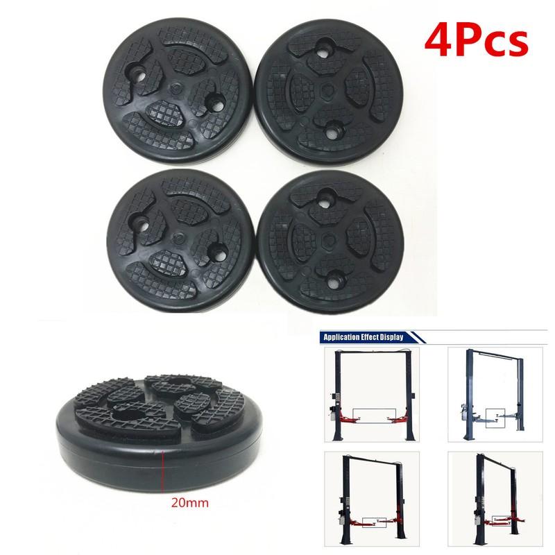 Neue 4 Stück Runde Hochleistungs-Gummiarmpolster Hebebühnenzubehör für Auto LKW Hebebühne