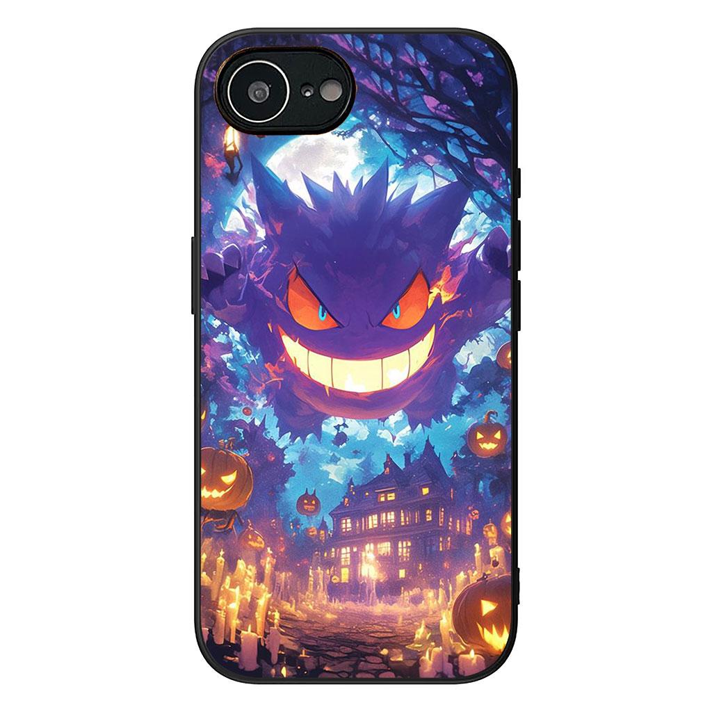 P-Pokemons GO Gengar P-Pikachus Hülle Handyhülle für Apple iPhone 16 15 14 11 Pro Max 7 8 Plus SE2 SE3 SE 2022 2020 Hülle iPhone SE (2022)