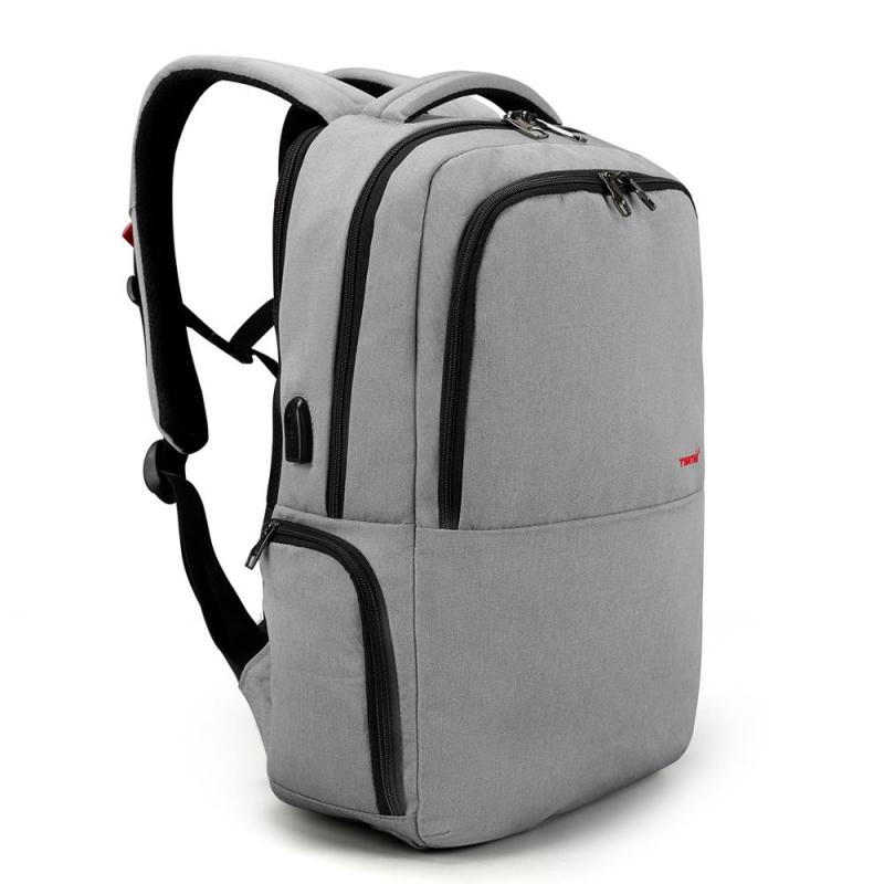 Tigernu Casual Wasserdicht Anti Diebstahl 15,6 zoll Laptop Rucksack Männer Schlanke Schule Rucksack Taschen Männlichen Reise Rucksack Für Jugendliche grau