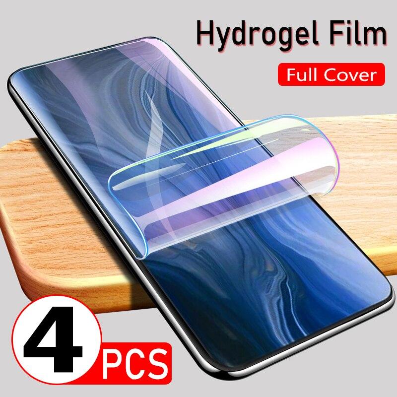 4-teilige Hydrogelfolie auf dem Displayschutz für Samsung Galaxy S10 S20 S9 S8 S21 Plus Ultra Displayschutzfolie für Note 20 8 9 10 samsung s10 reinfarbig