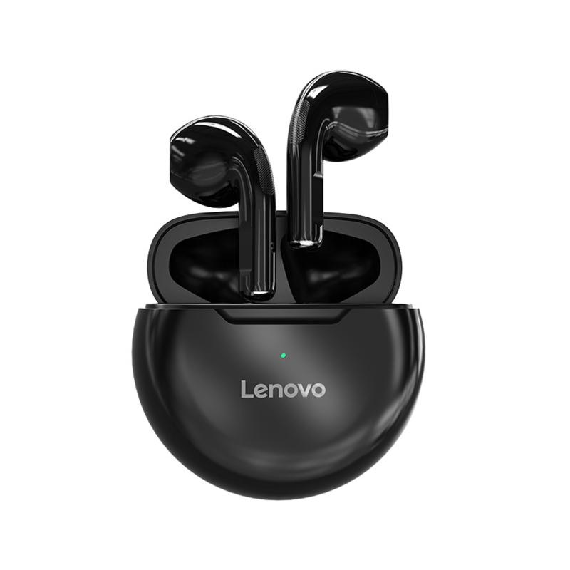 Lenovo HT38 Kopfhörer Kabellose Bluetooth 5.0 Kopfhörer Stereo Bass mit Mikrofon Rauschunterdrückung Headset schwarz