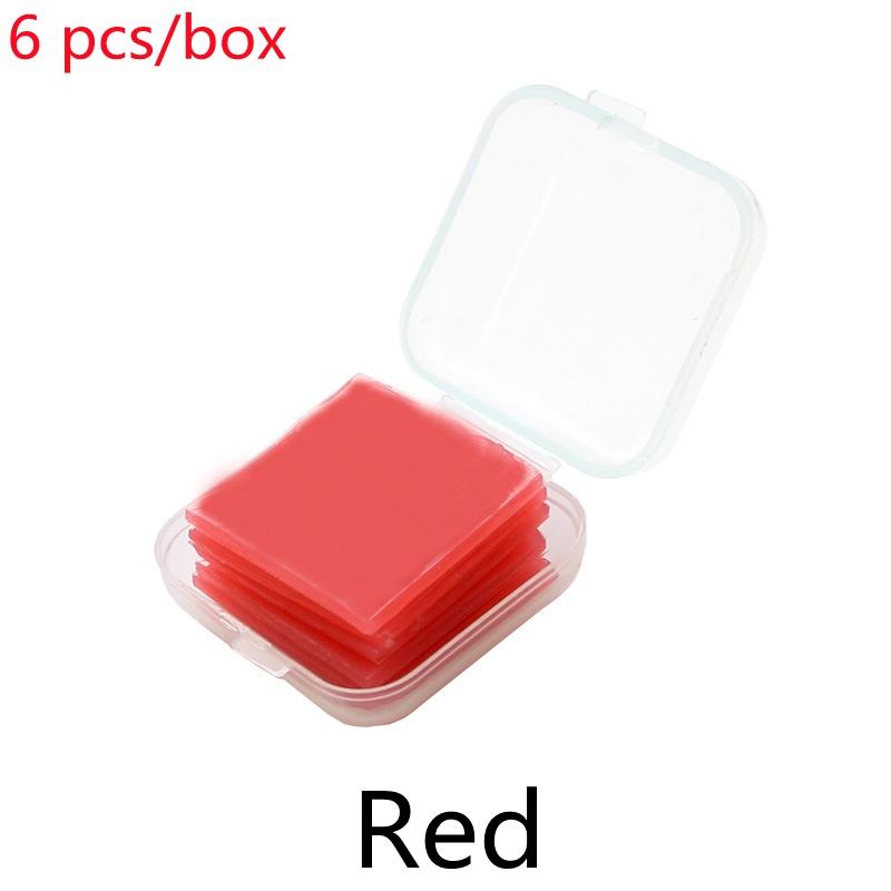 6 Stück verpackt 5D DIY Diamant Malerei Kleber Ton Stickerei Punkt Bohrer Stift Diamant Malerei Kleber rot