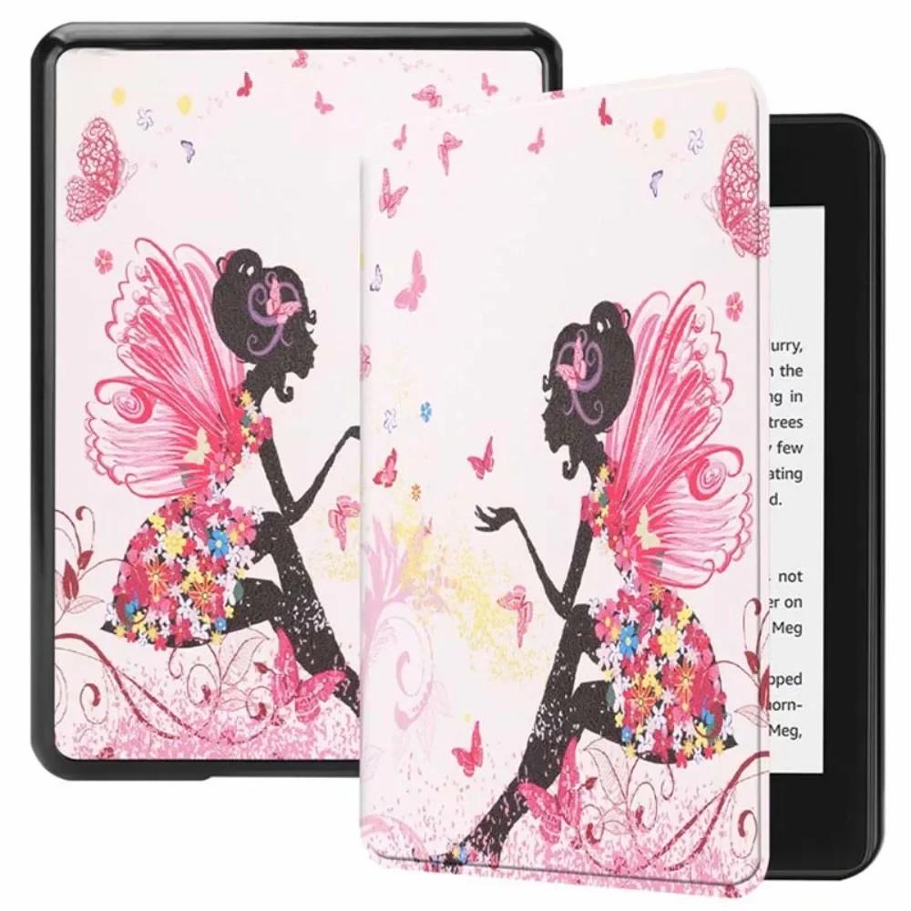 Für Kindle Paperwhite 2026 7 Zoll 12. Generation SA568B Intelligente eReader Hülle Folio Case Bunt Auto Aufwach-/Schlafmodus Stoßfest Funda