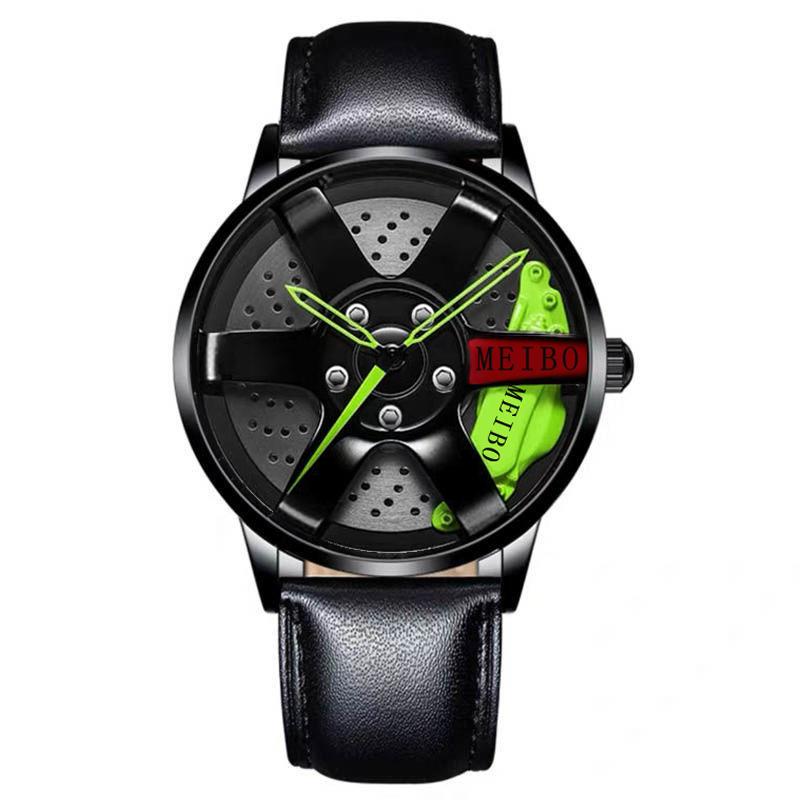 Mode Herren Uhren Luxus Quarz Armbanduhren für Männer Edelstahl Uhr Casual Business Männliche Uhr grün