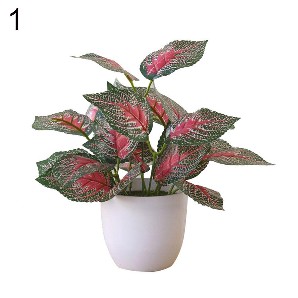 Künstliche Laubpflanze im Topf, Bonsai, Hochzeit, Party, Zuhause, Einkaufszentrum, Schreibtisch, Büro, Dekoration, Weihnachtsdekoration 1