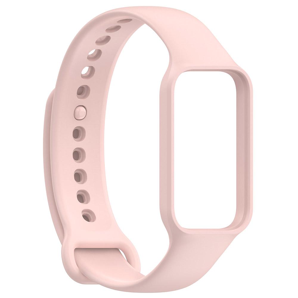 Silikon-Armband für Redmi Smart Band 2 Armband Armband für Xiaomi Band 8 Active For Redmi Band 2 hellrosa