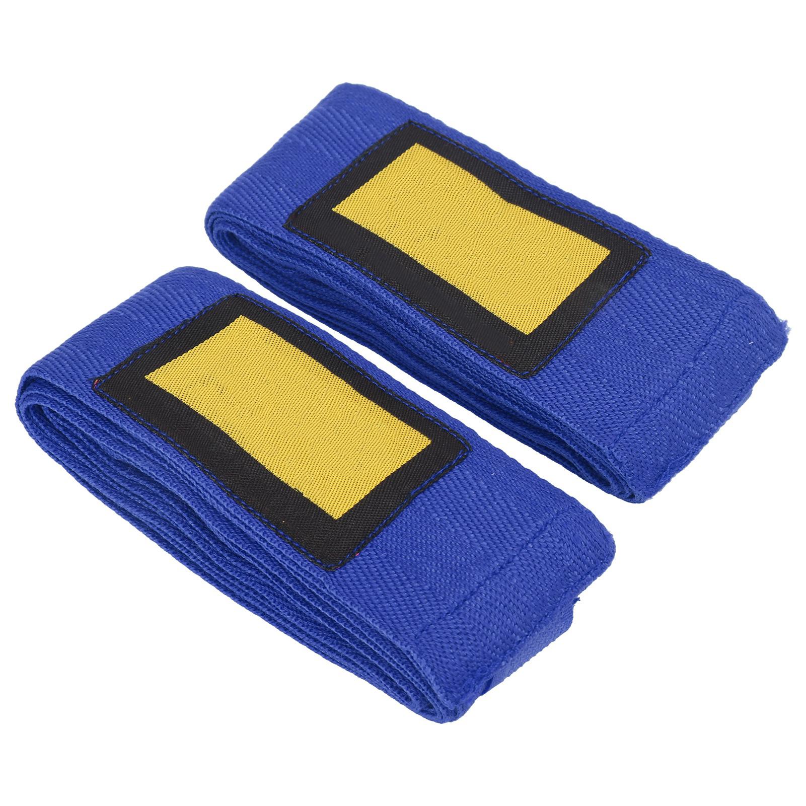 1 Paar Boxbandagen Baumwolle Muay Thai Kampfsport Elastische Handbandagen für Männer Frauen Blau