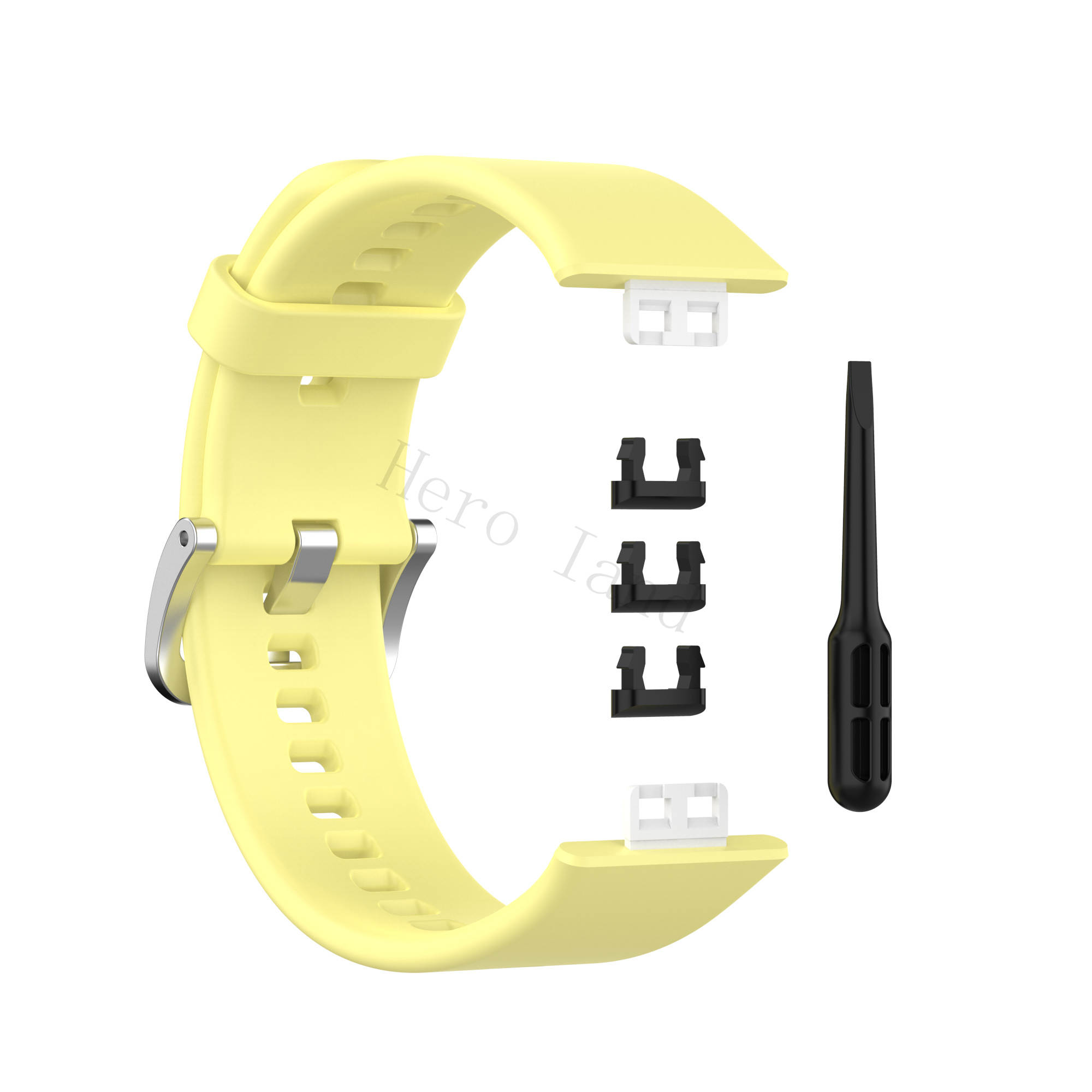 Armband für Huawei Watch Fit Armband Smart Silikon Uhrenarmband Armband Watch fit Special Edition Armband Druck Zubehör Sport only  the  strap beige