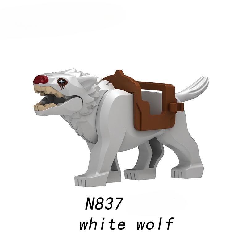 Mittelalterliche Serie Werwolf Ritter Baustein Kinderspielzeug