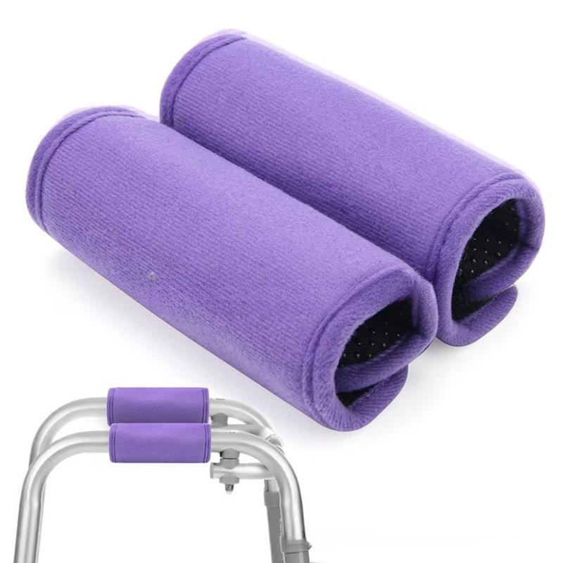 2Pcs Armlehne Kissen Für Büro Stuhl Rollstuhl Arm Abdeckungen Büro Stuhl Armlehne Kissen Walker Griff Pads violett