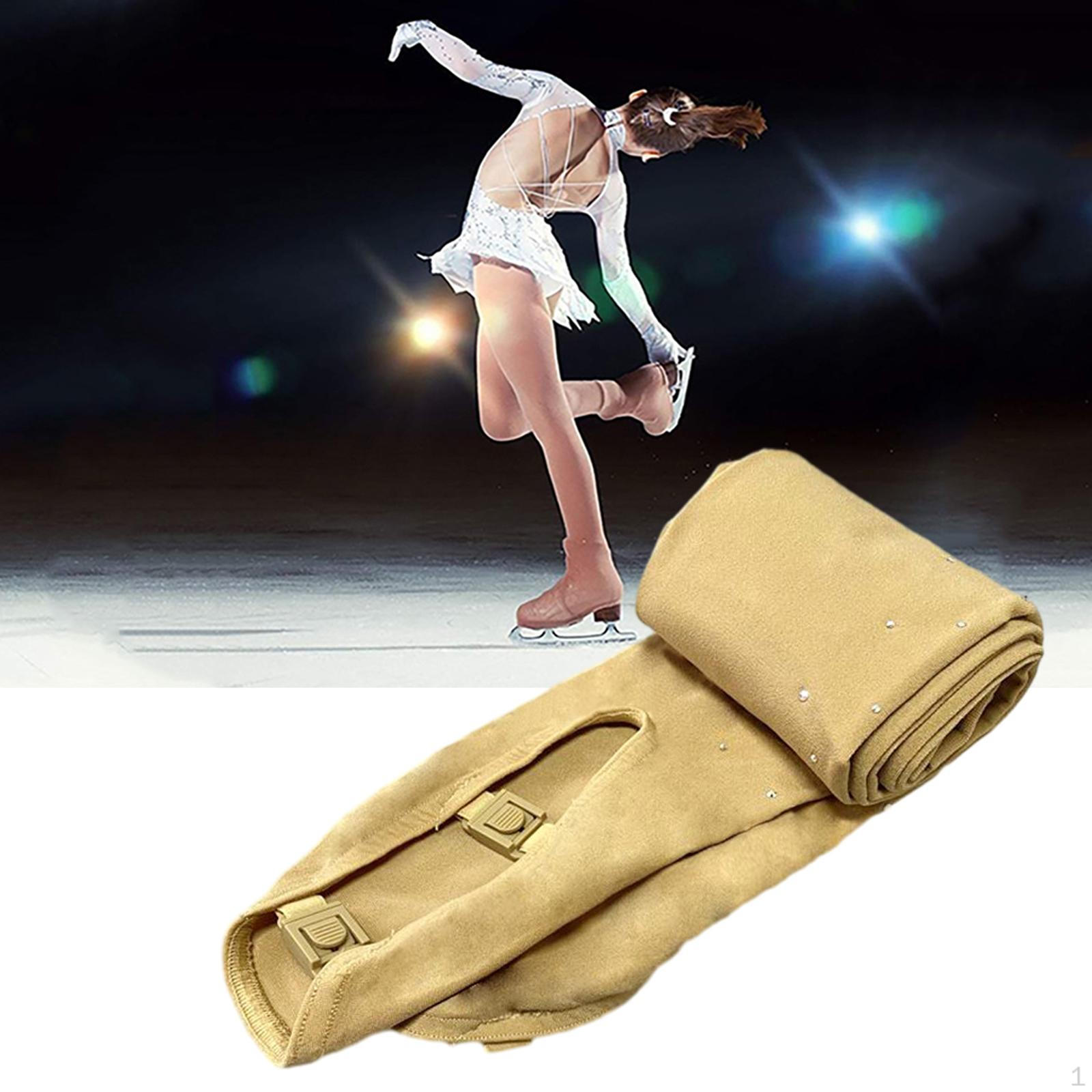 Eiskunstlauf-Strumpfhose, Eisstiefel-Strumpfhose, Socken, Hose mit Doppelschnallen, Strümpfe, Leggings Size 4 to 6