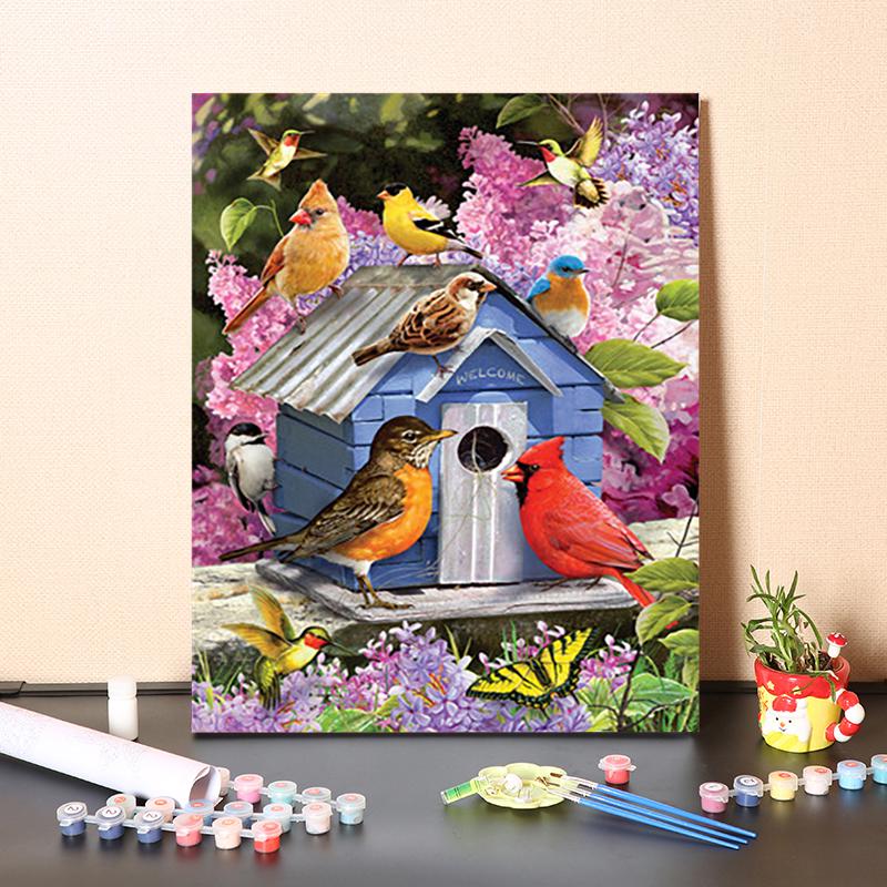 DIY Malen nach Zahlen Digitale Ölmalerei Hobbys Zahlenmalerei Visuelle Künste Zahlen Ölmalerei Heimdekoration Ölmalerei 40x50cm no frame